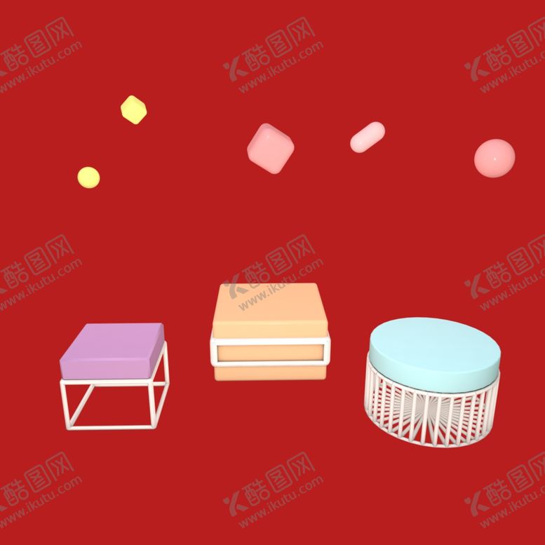 编号：45212302022359208457【酷图网】源文件下载-3D电商展台