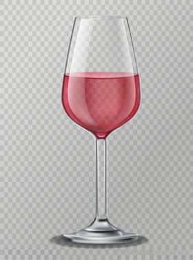 葡萄和红酒杯
