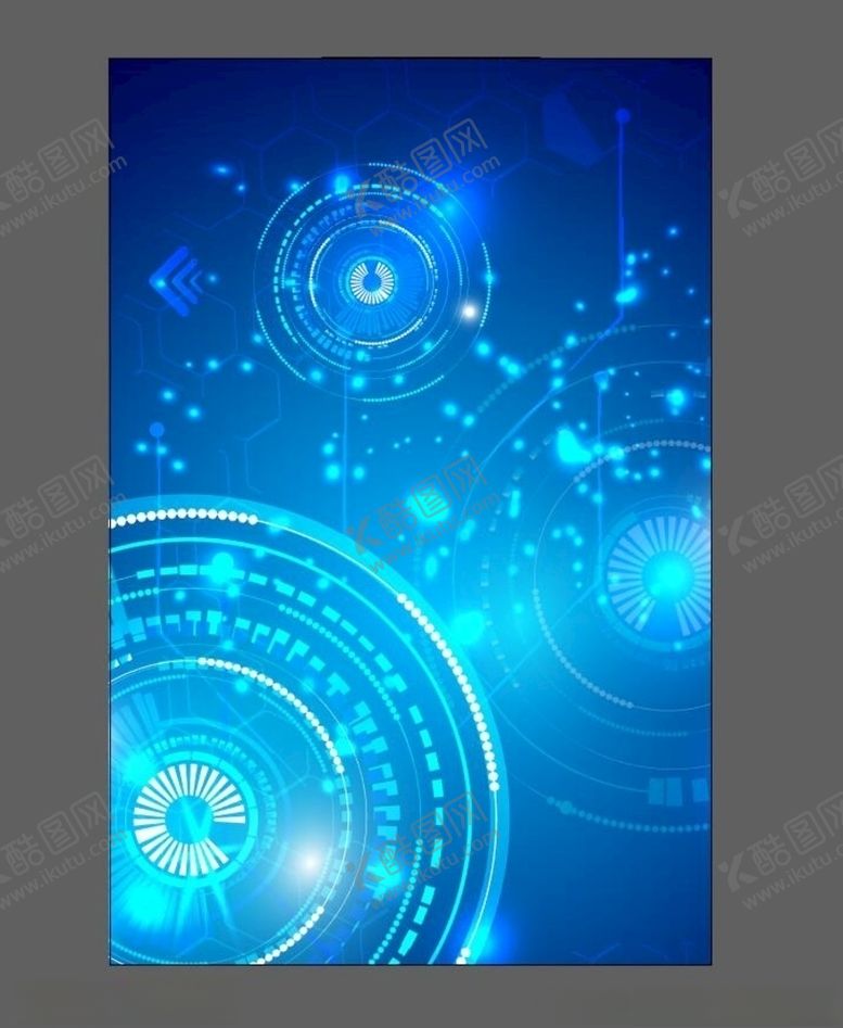 编号：78262206260613028687【酷图网】源文件下载-蓝色科技背景