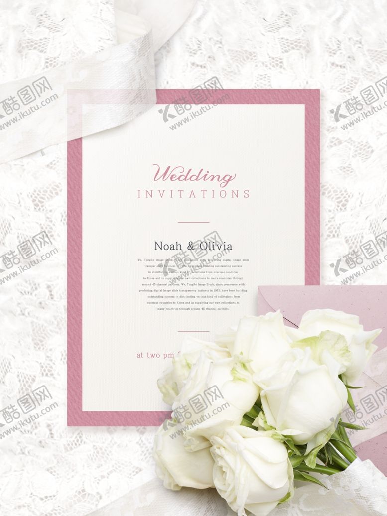 编号：25726109150458108389【酷图网】源文件下载-婚礼请柬花卉唯美邀请函