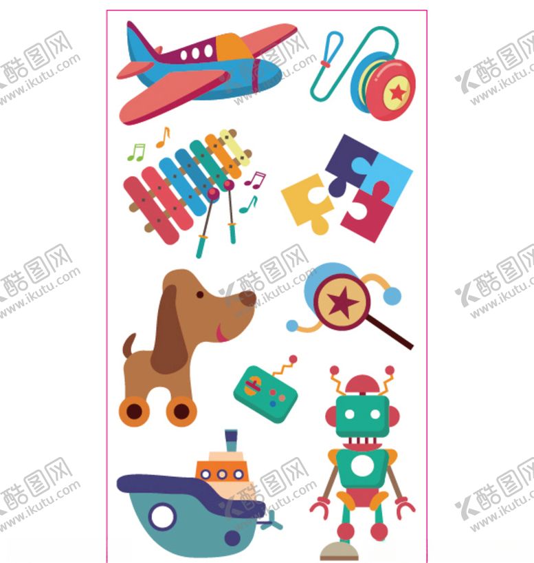 编号：85228009151042478974【酷图网】源文件下载-可爱卡通玩具素材