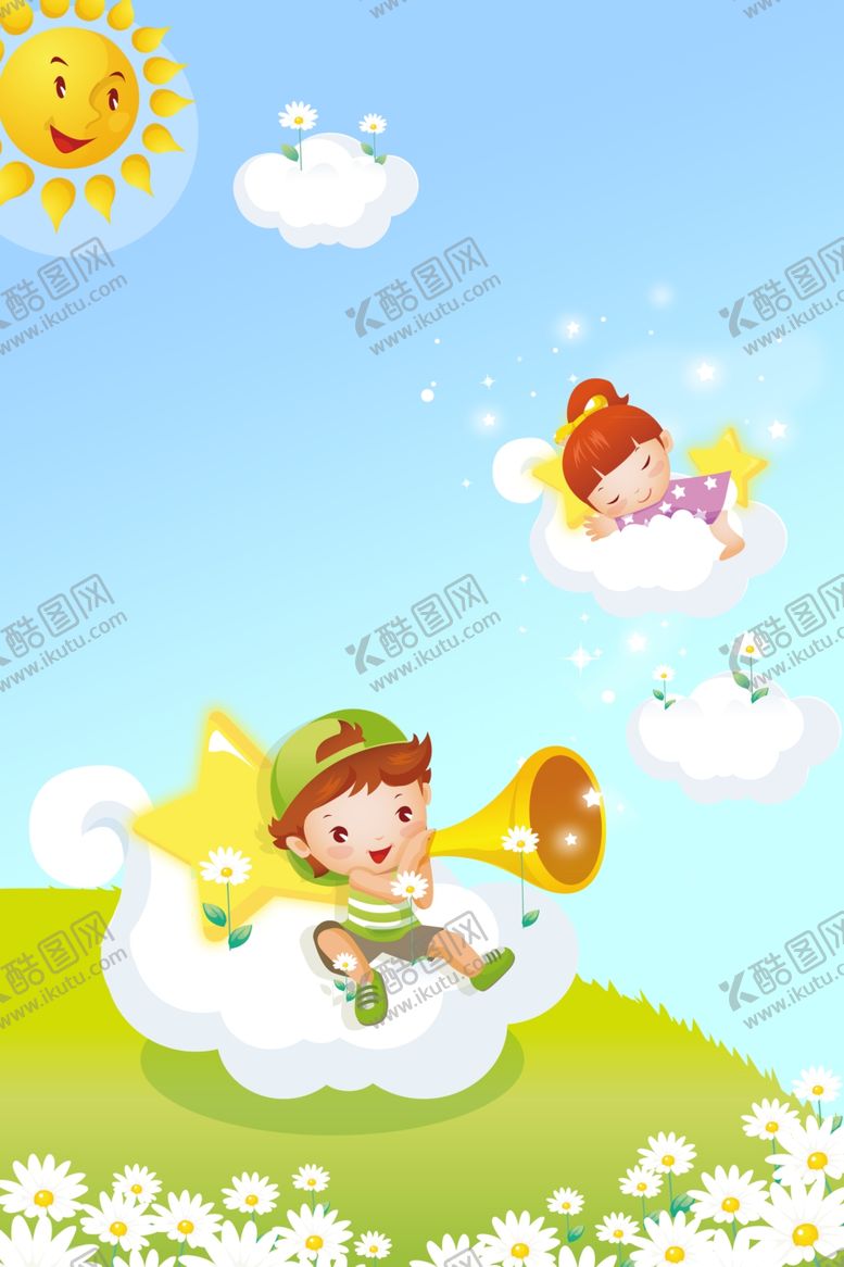 编号：37764609221147189136【酷图网】源文件下载-儿童卡通背景图片素材PSD格式