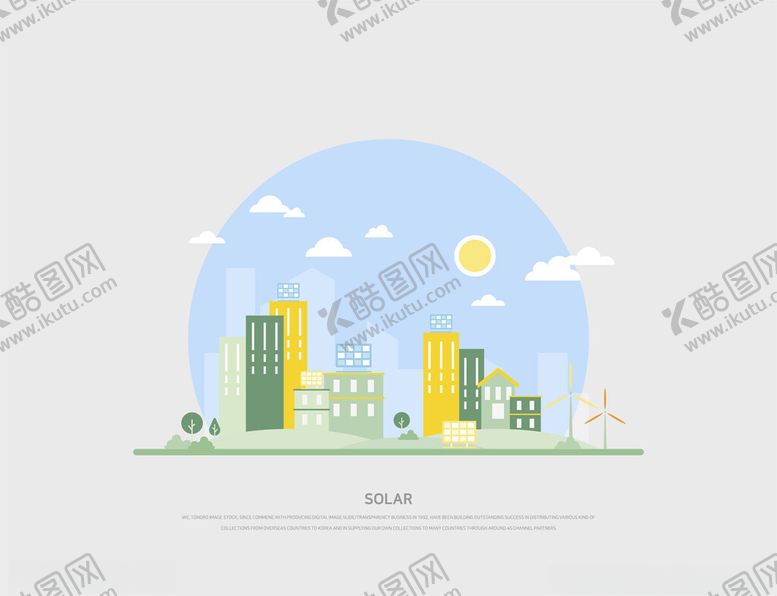 编号：94774404041826492179【酷图网】源文件下载-能源环保清新建筑风景