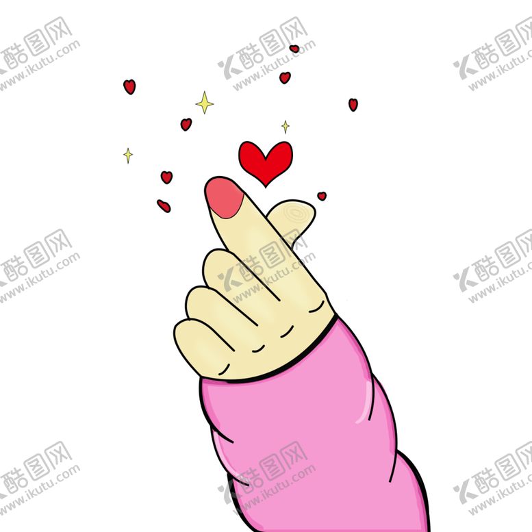 编号：73975910221814377644【酷图网】源文件下载-比心手势