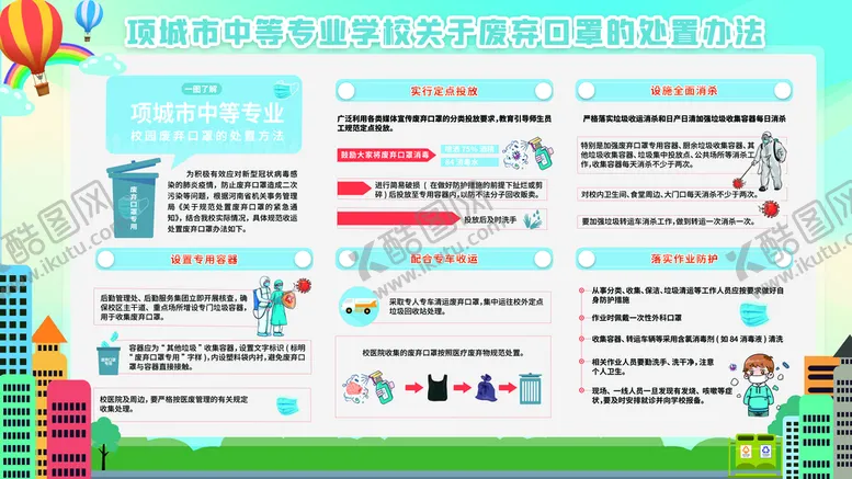 编号：58763710301122548716【酷图网】源文件下载-学校废弃口罩除理