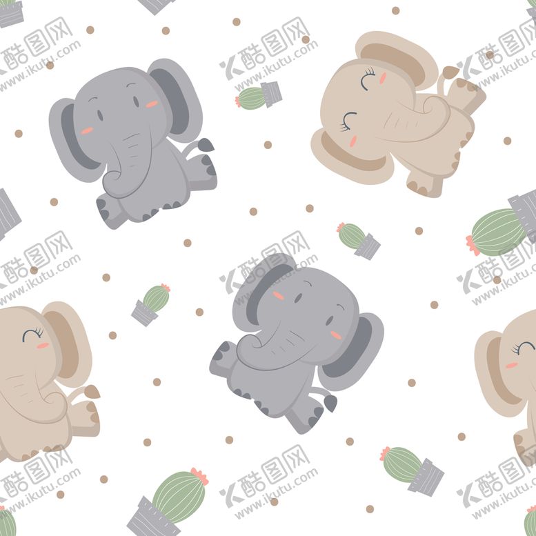 编号：24915910080308064850【酷图网】源文件下载-卡通印花图案