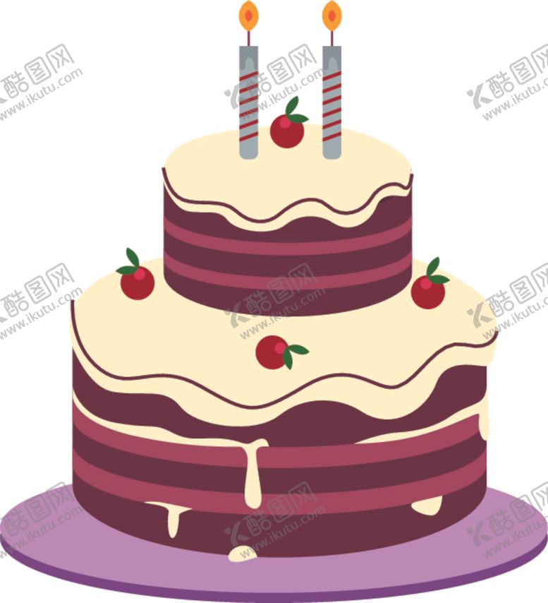 编号：24631006280234259123【酷图网】源文件下载-生日蛋糕