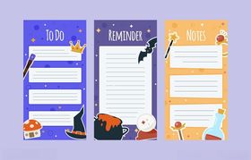 三款创意便签纸设计效果图