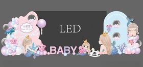 美人鱼生日派对场景布置