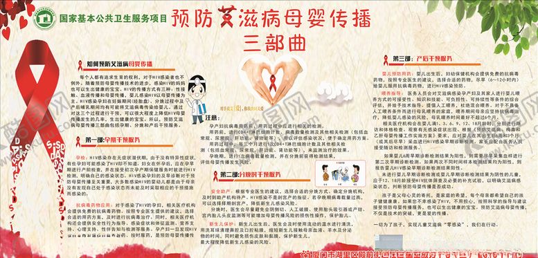 编号：81843510101402085892【酷图网】源文件下载-防艾艾滋病宣传栏