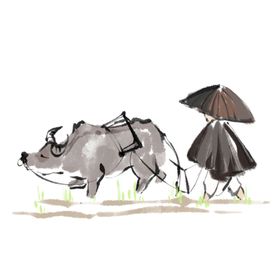 牧童素材