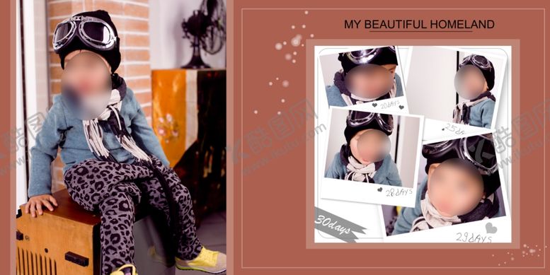 编号：34335709191301219820【酷图网】源文件下载-男孩相册模板