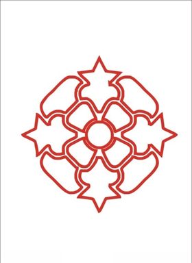 星形制作边框花纹