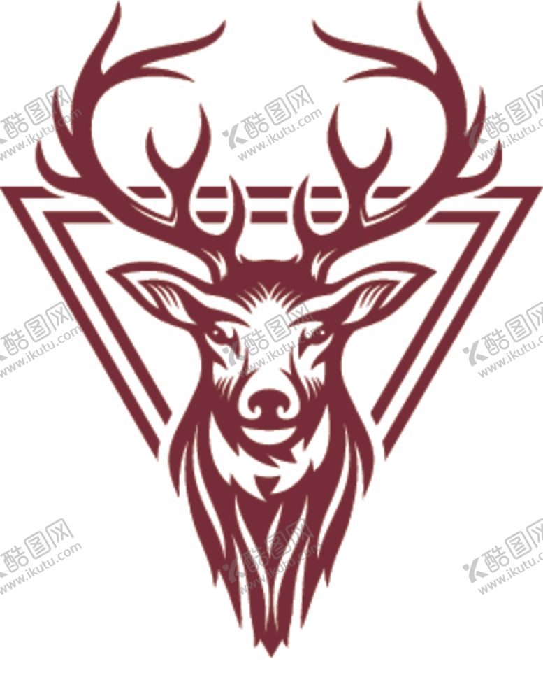 编号：36523310290807288093【酷图网】源文件下载-鹿头标志