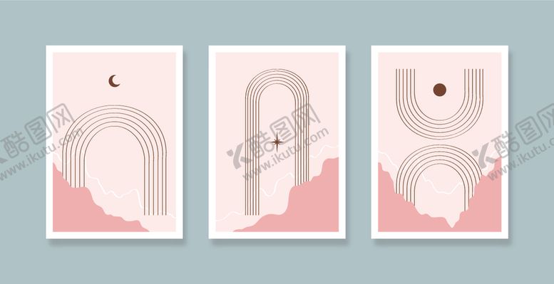 编号：10609910120114155337【酷图网】源文件下载-简约几何数字卡片设计