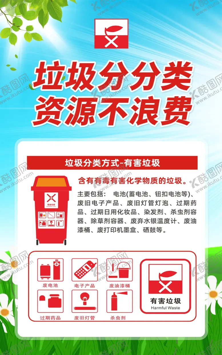 编号：41296805042133321186【酷图网】源文件下载-有害垃圾