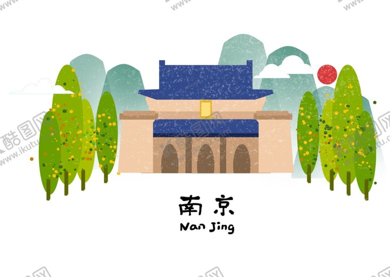 编号：87931804221858363944【酷图网】源文件下载-手绘城市城市地标