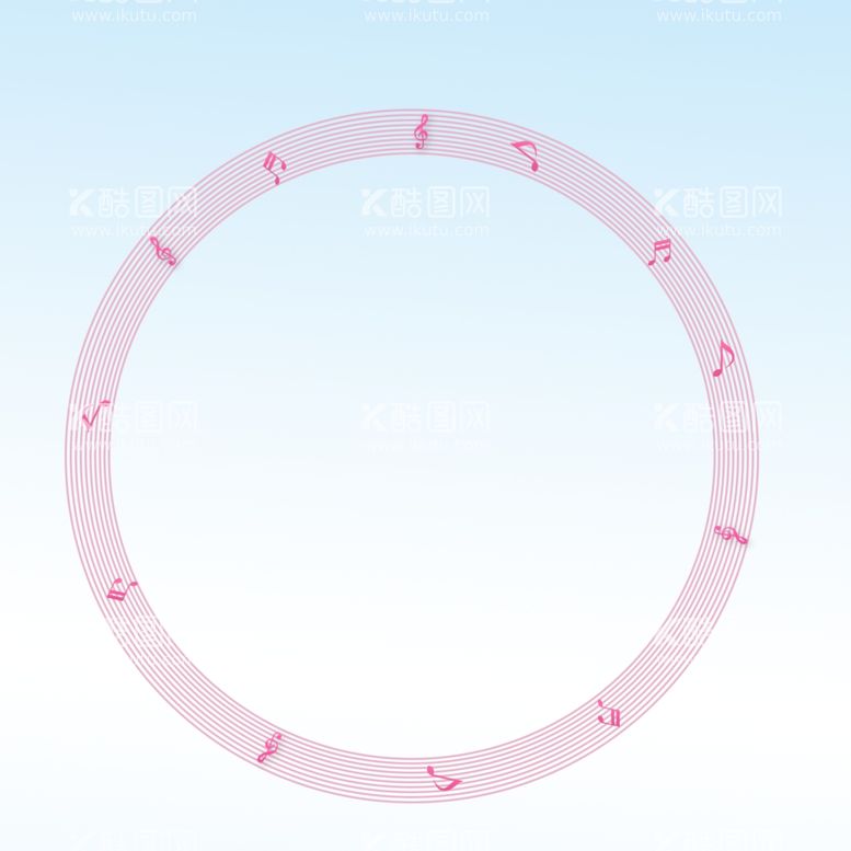 编号：27287412061142027978【酷图网】源文件下载-音符圆框