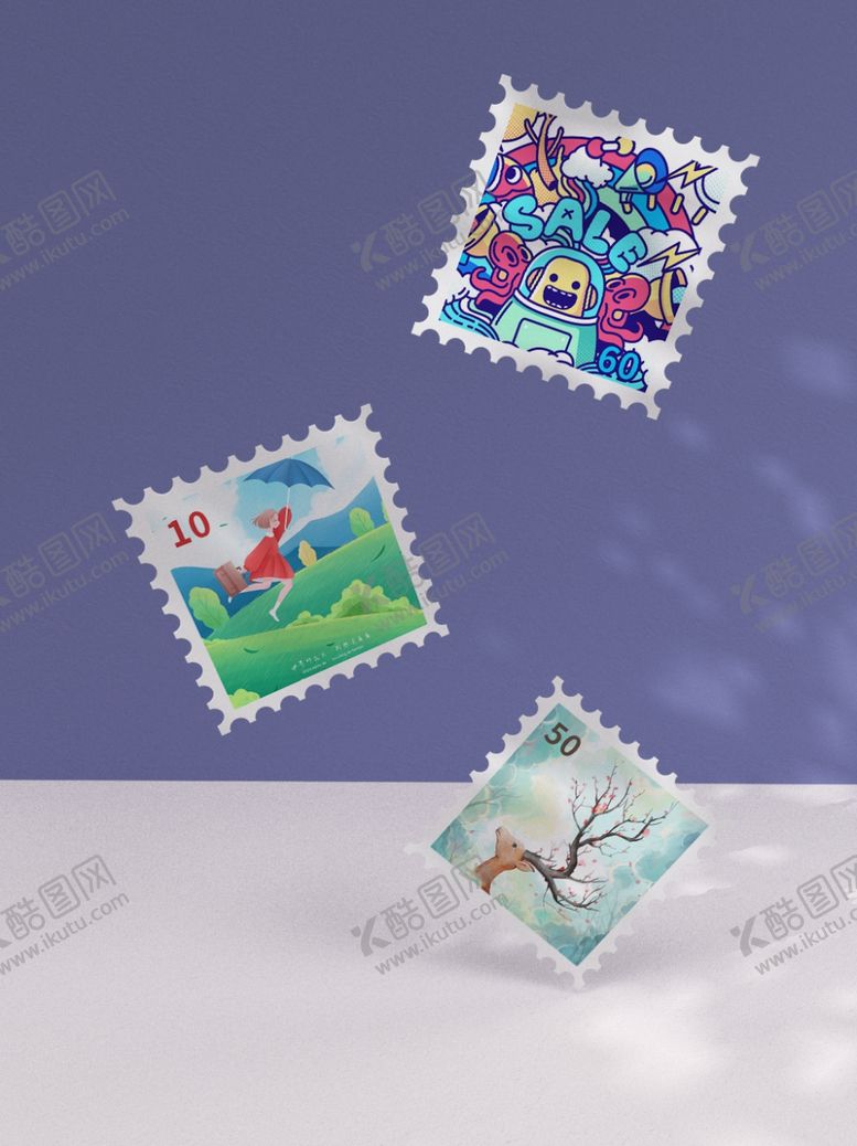编号：49185705121203557320【酷图网】源文件下载-邮票样机