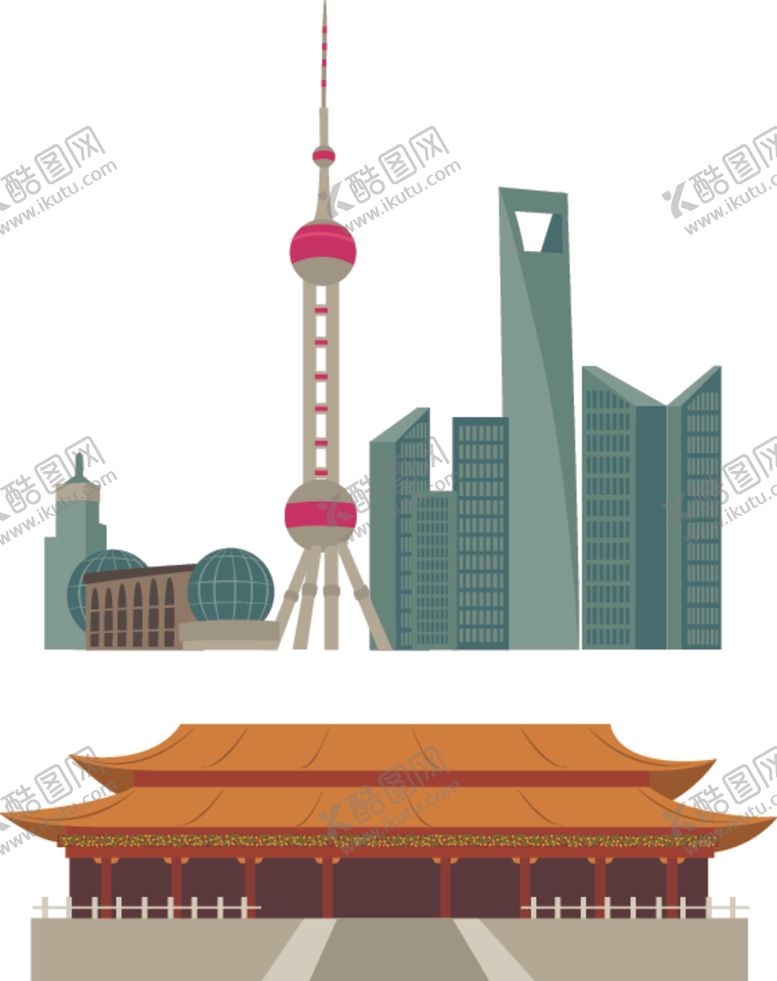 编号：53010002062143562258【酷图网】源文件下载-上海标志建筑