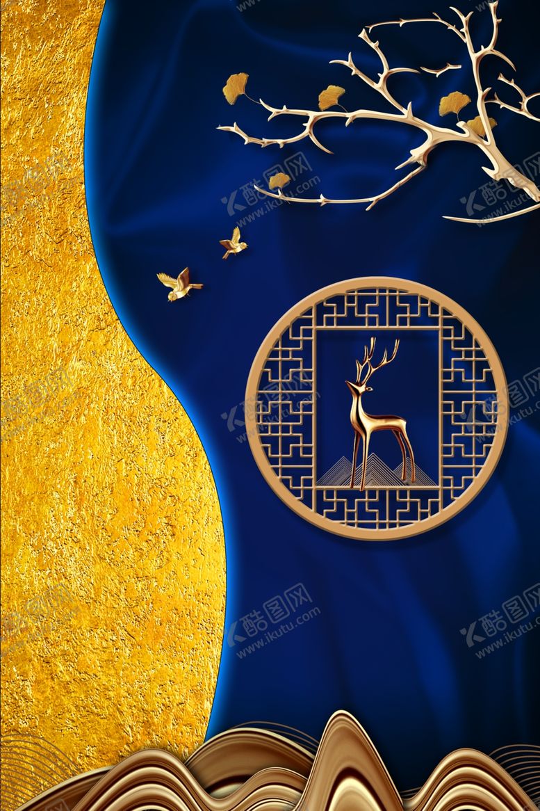 编号：45665606280841395608【酷图网】源文件下载-中式装饰画