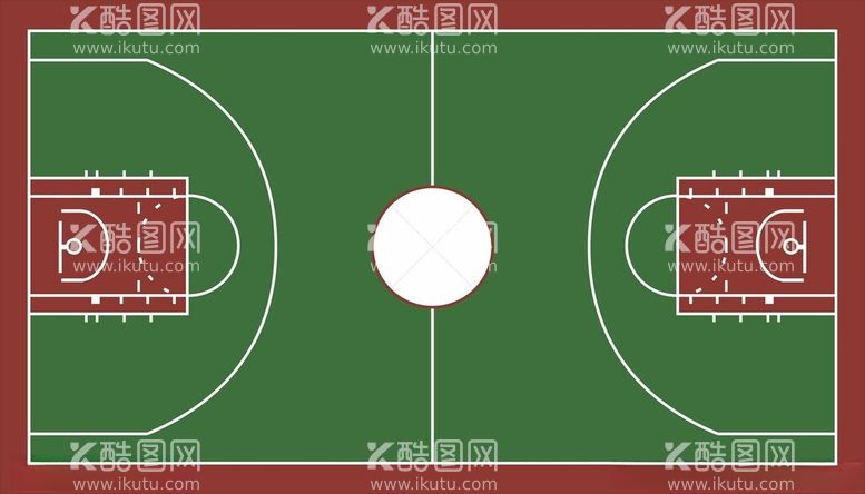 编号：30633112091810111107【酷图网】源文件下载-篮球场