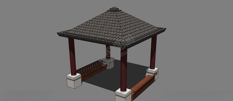 编号：21081609141112444220【酷图网】源文件下载-四角亭子