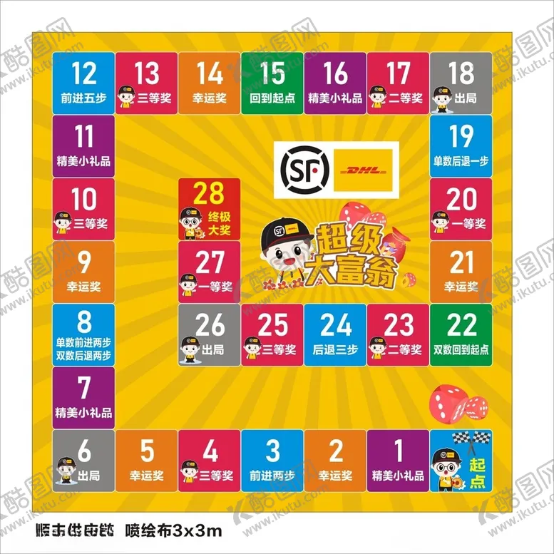 编号：49076302082043485499【酷图网】源文件下载-大富翁公司主题游戏说明地垫