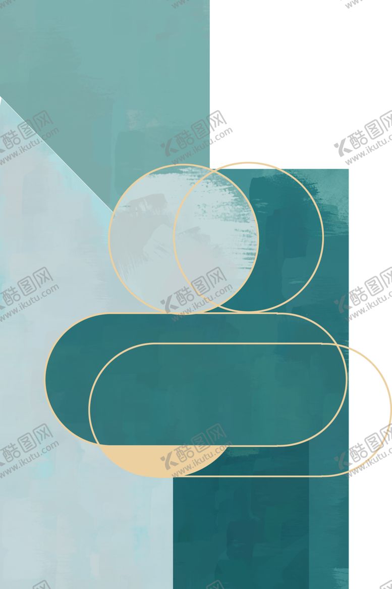 编号：93393806300705442564【酷图网】源文件下载-几何抽象画