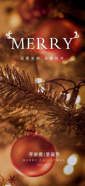 圣诞节海报招贴宣传单广告主题