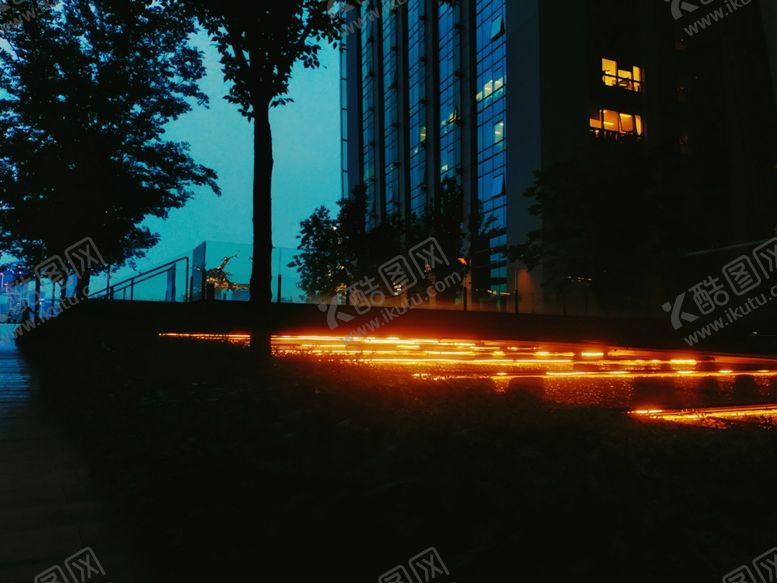 编号：34943212122159212283【酷图网】源文件下载-重庆城市夜景地阶灯光