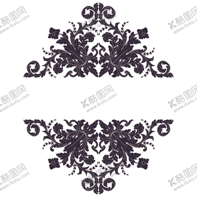 编号：18832609232358046212【酷图网】源文件下载-欧式装饰花纹图案