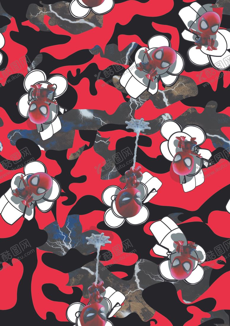 编号：83802510210716432862【酷图网】源文件下载-小蜘蛛侠迷彩