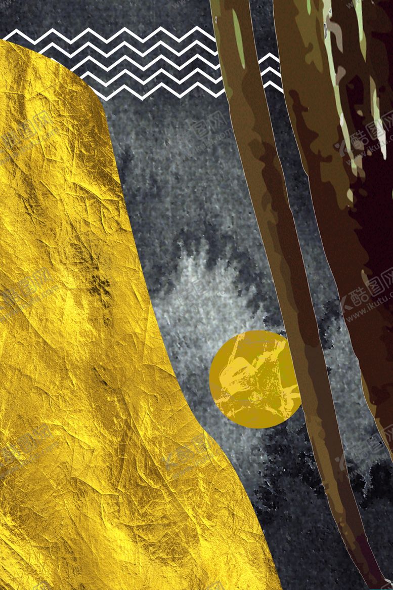 编号：72970110110618122993【酷图网】源文件下载-抽象装饰画