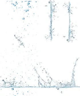透明水素材花泡滴纹
