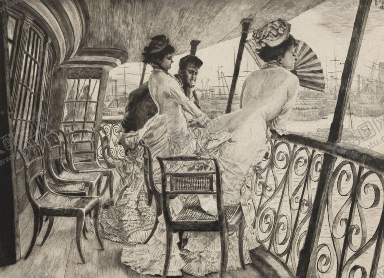 编号：16117209270907163746【酷图网】源文件下载-詹姆斯提索素描速写作品