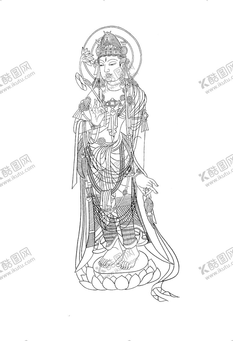 编号：77822005130513425866【酷图网】源文件下载-观音像