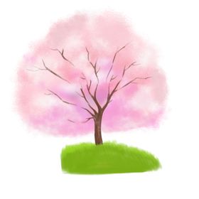 手绘樱花