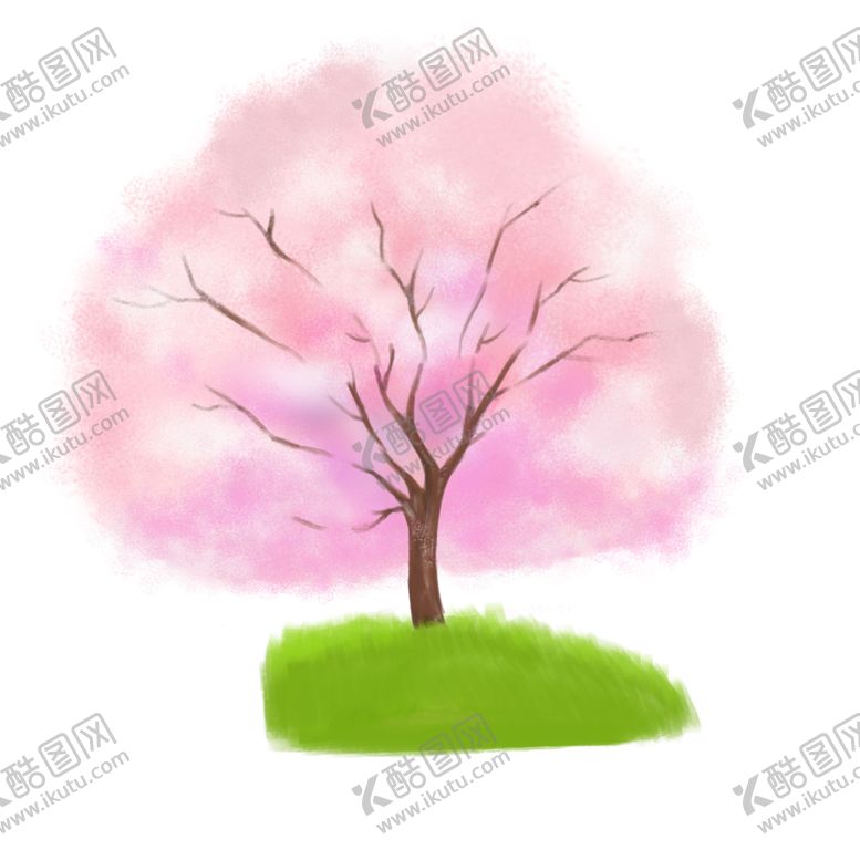 编号：13817606270638479758【酷图网】源文件下载-手绘樱花