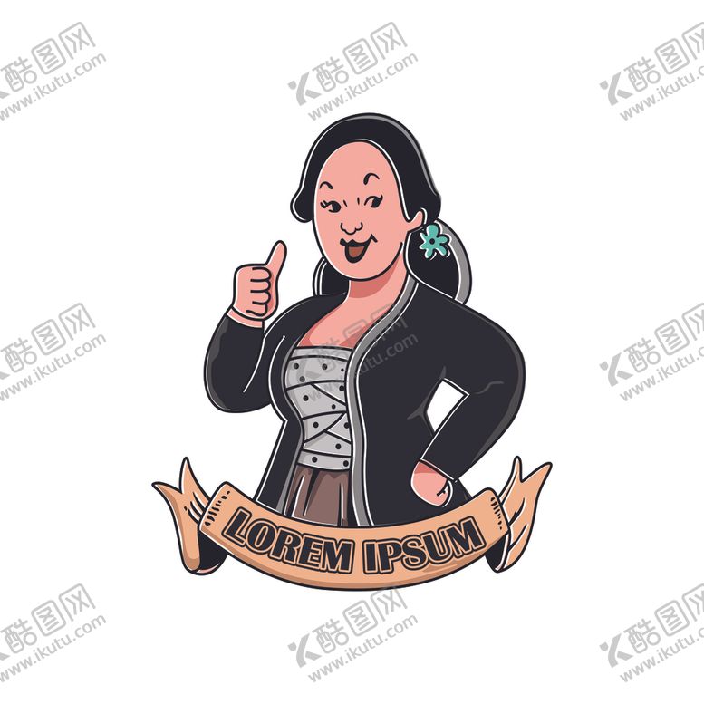 编号：13857407081558313839【酷图网】源文件下载-女性logo