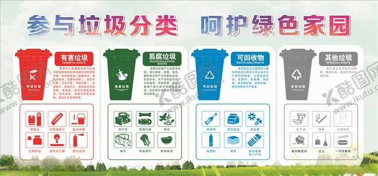 编号：85402910141605157827【酷图网】源文件下载-垃圾分类