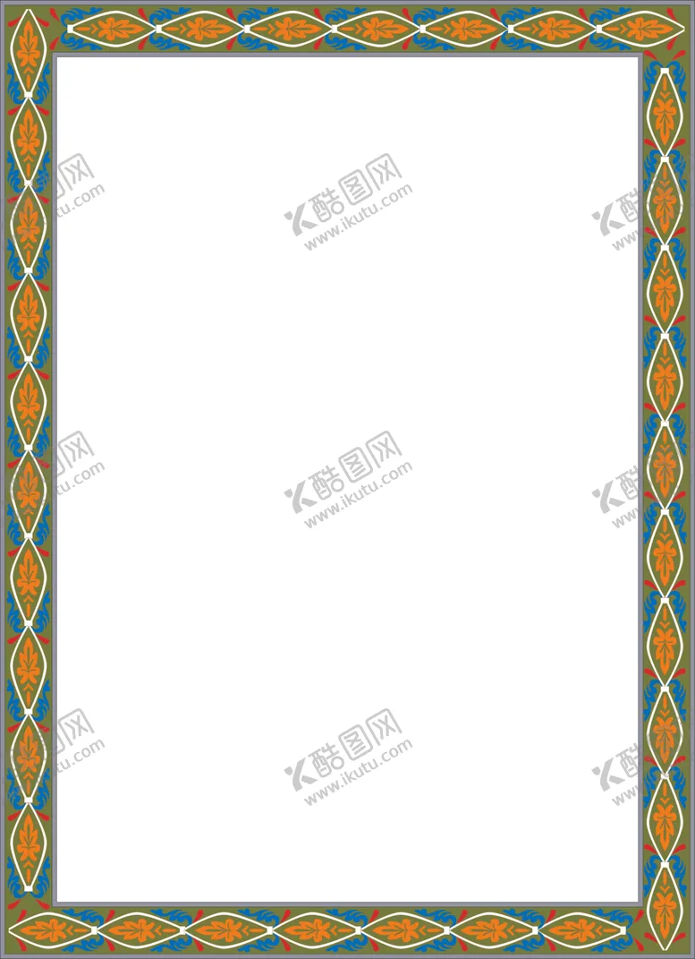 编号：74008106240010005814【酷图网】源文件下载-简约花纹边框