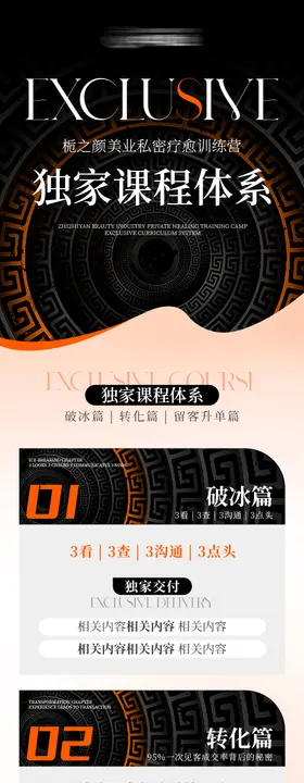 会议课程长图海报