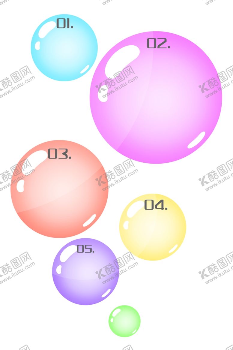 编号：13729107040419488571【酷图网】源文件下载-七彩泡泡