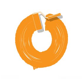 矢量水泥颜料字母