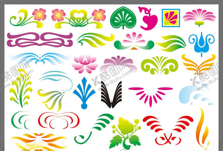 编号：53920110080218078264【酷图网】源文件下载-花纹矢量花边边框