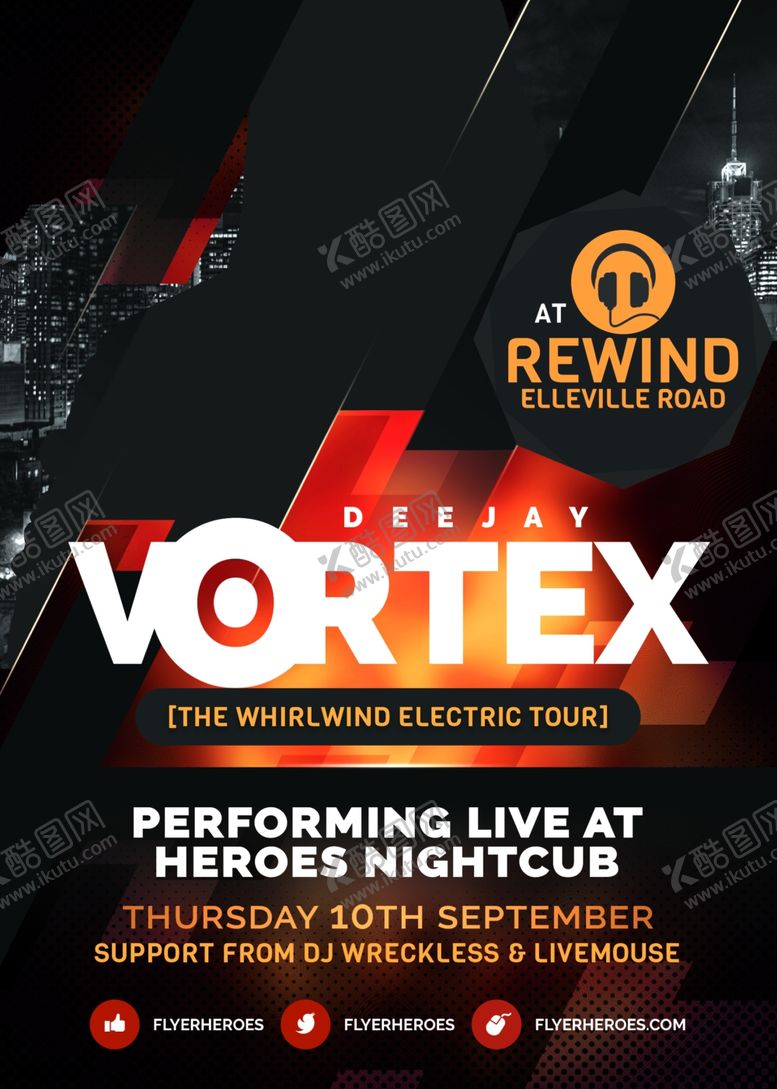 编号：83218810130212021600【酷图网】源文件下载-国外潮流促销时尚海报