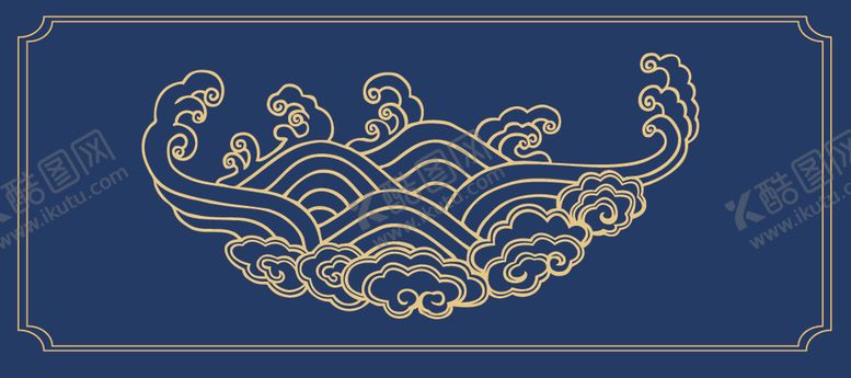 编号：52287610081455067127【酷图网】源文件下载-祥云边框