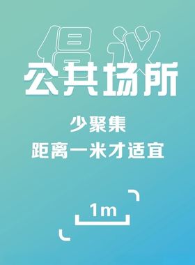 社交文明之公共场所宣传图