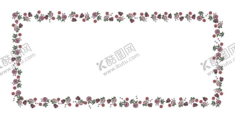 编号：33816407060854331636【酷图网】源文件下载-花环边框